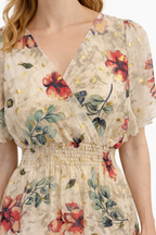Aurélie Floral Chiffon Jurk 55061
