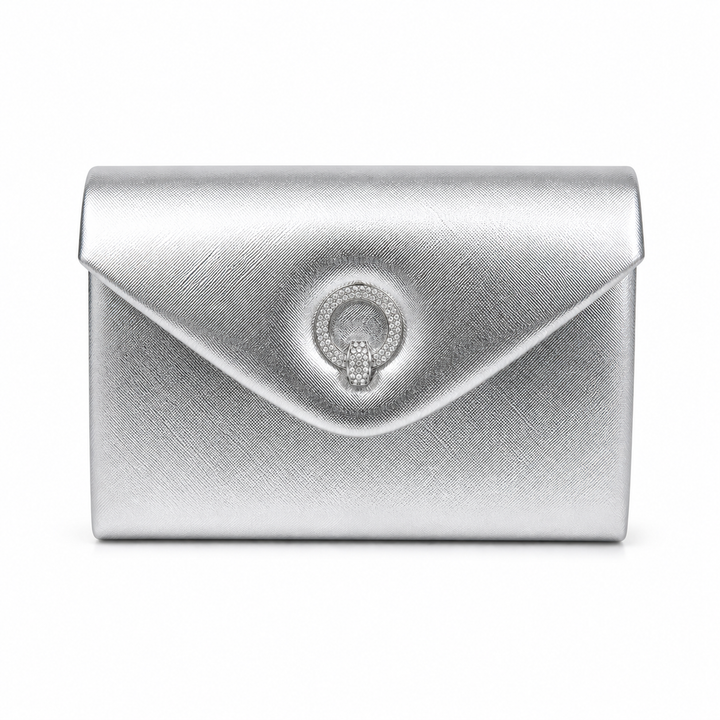 Elegance Ring Clutch – Luxe Avondtas met Strass Sluiting HL3505
