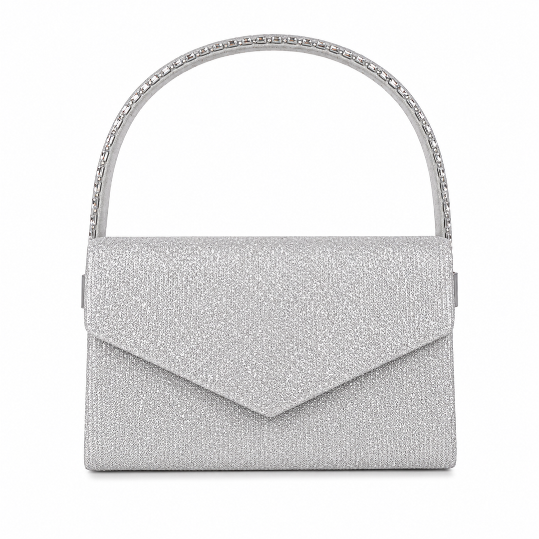 Celeste Crystal Evening Bag – Zilver HL3462