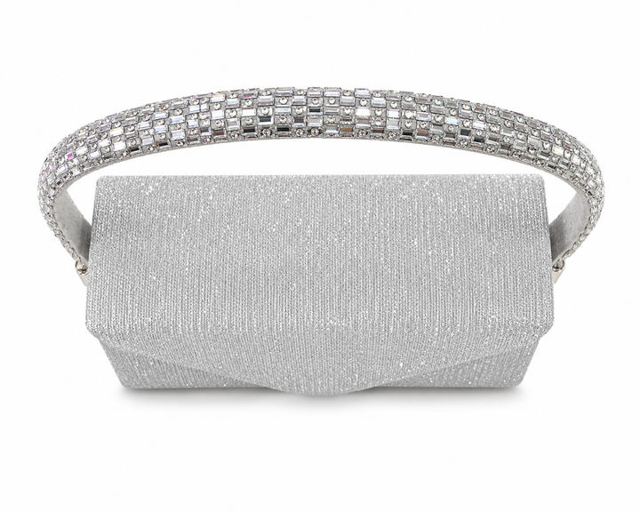 Celeste Crystal Evening Bag – Zilver HL3462