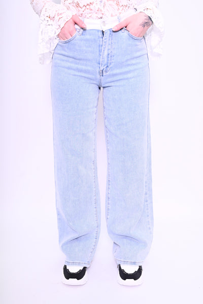 Wideleg jeans Full Length Laulia T326-3