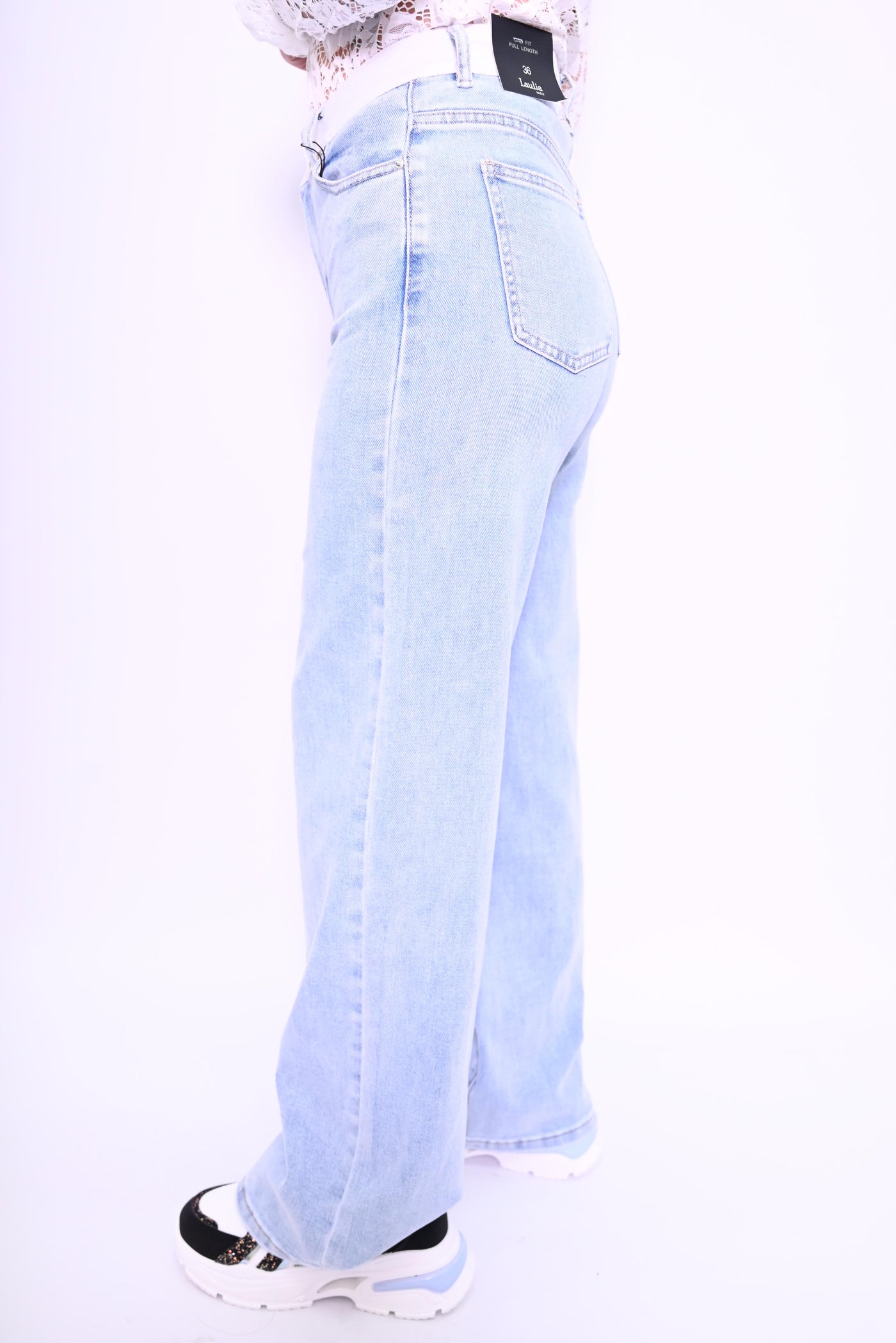 Wideleg jeans Full Length Laulia T326-3