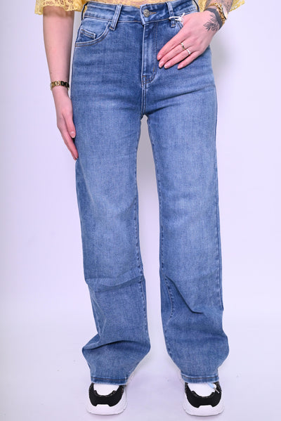 Wideleg jeans super stretch Hello Miss H863-3