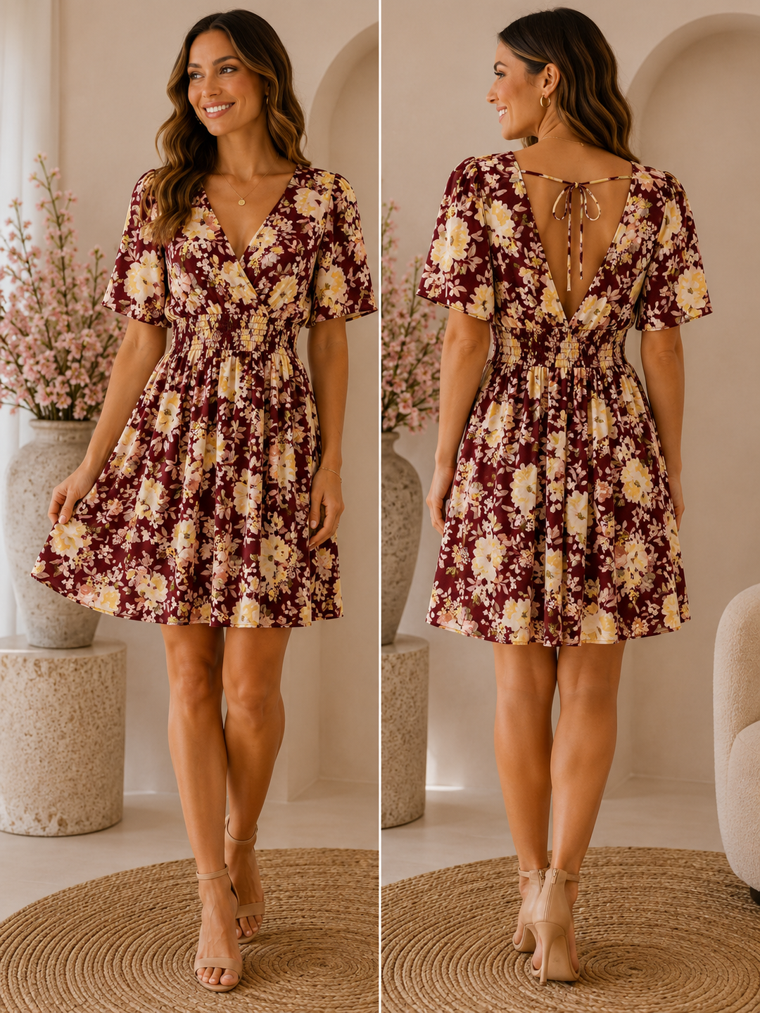 Rosalie Jurk – Burgundy Blossom 55195