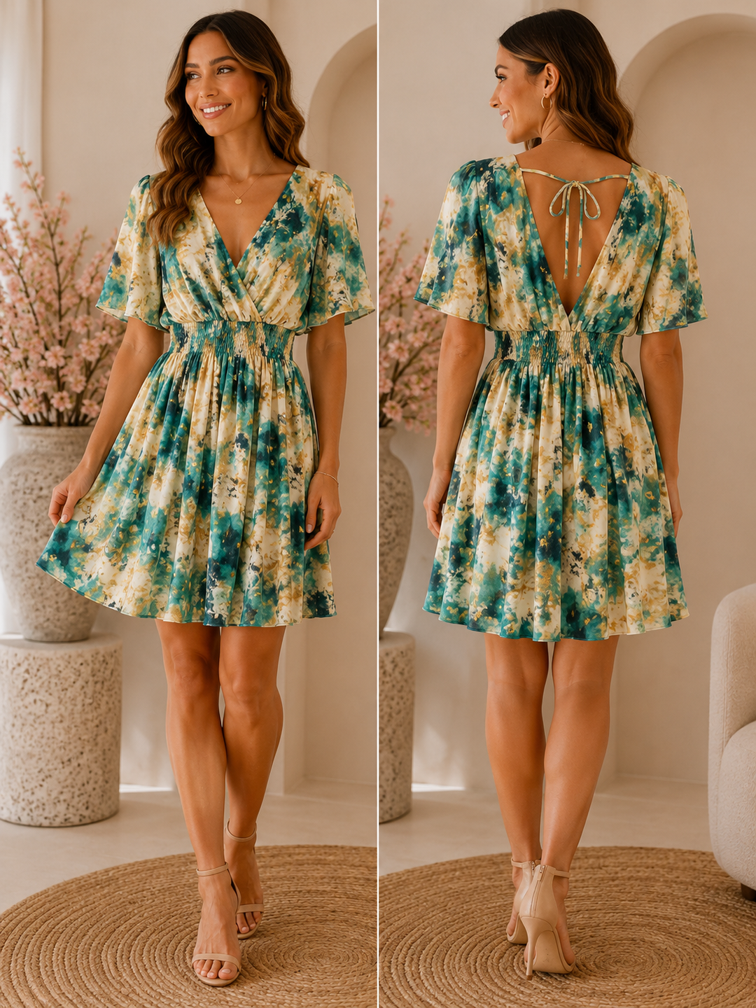Elara Jurk – Emerald Mist 55172