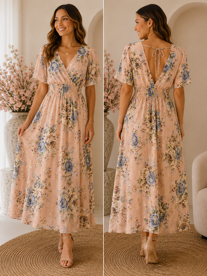 Seraphina Maxi Jurk – Vintage Rose 219070