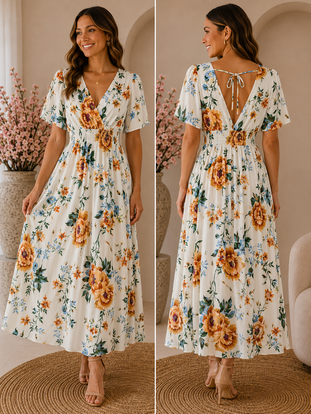 Aurielle Maxi Jurk – Golden Meadow 219218