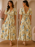 Evelisse Maxi Jurk – Golden Bloom 219130