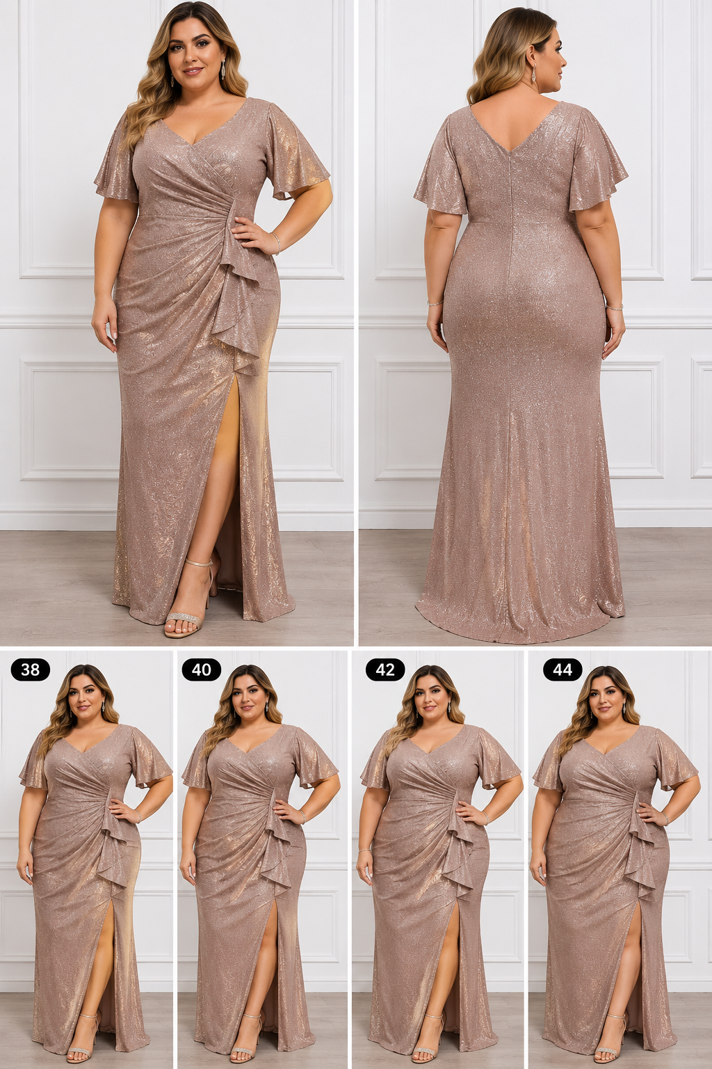 Aurora Royale Glitter Gown R1837
