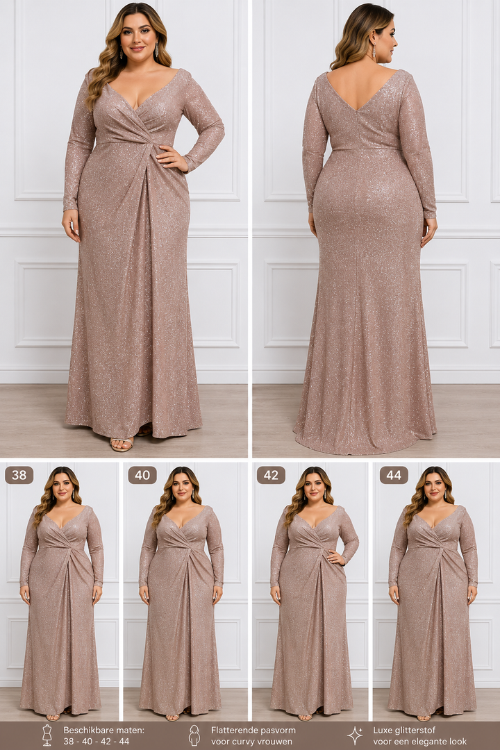 Celestia Royale Glitter Gown – Rosé Champagne
R1828