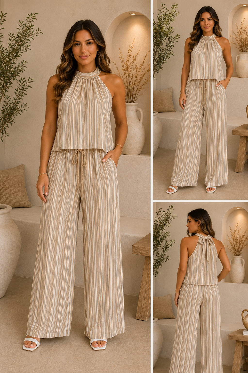 Monaco Breeze Striped Co-ord Set 841