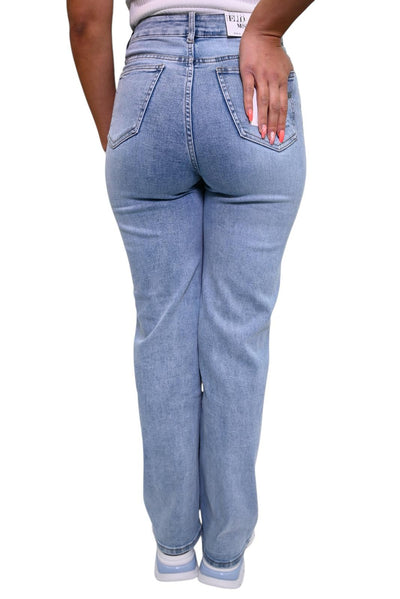 Wideleg jeans FULL STRETCH Damaged HELLO MISS H878-6
