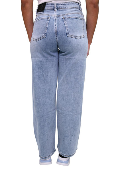 Wideleg jeans Laulia MID-RISE FULL LENGTH T265-45