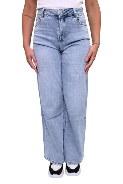Wideleg jeans Laulia MID-RISE FULL LENGTH T265-45