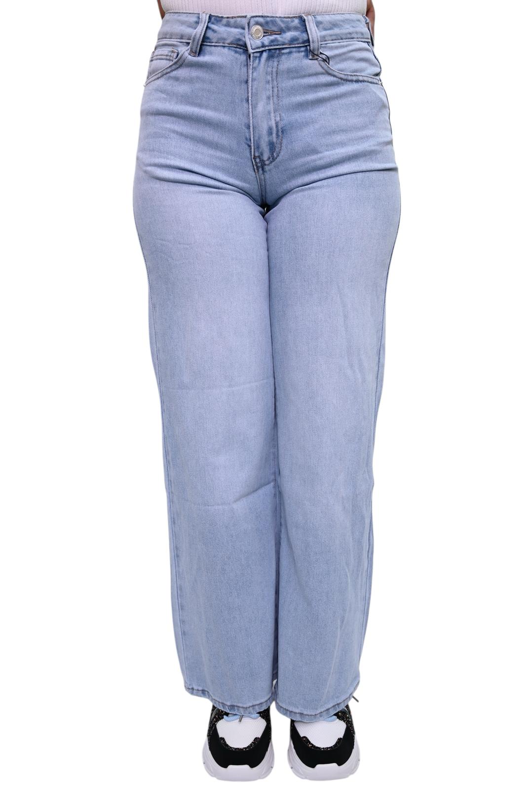 Wideleg jeans Laulia MID-RISE FULL LENGTH Stretch T339-13