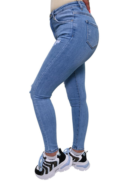 Skinny jeans STRETCH Highwaist Damaged VS MISS SHW8177