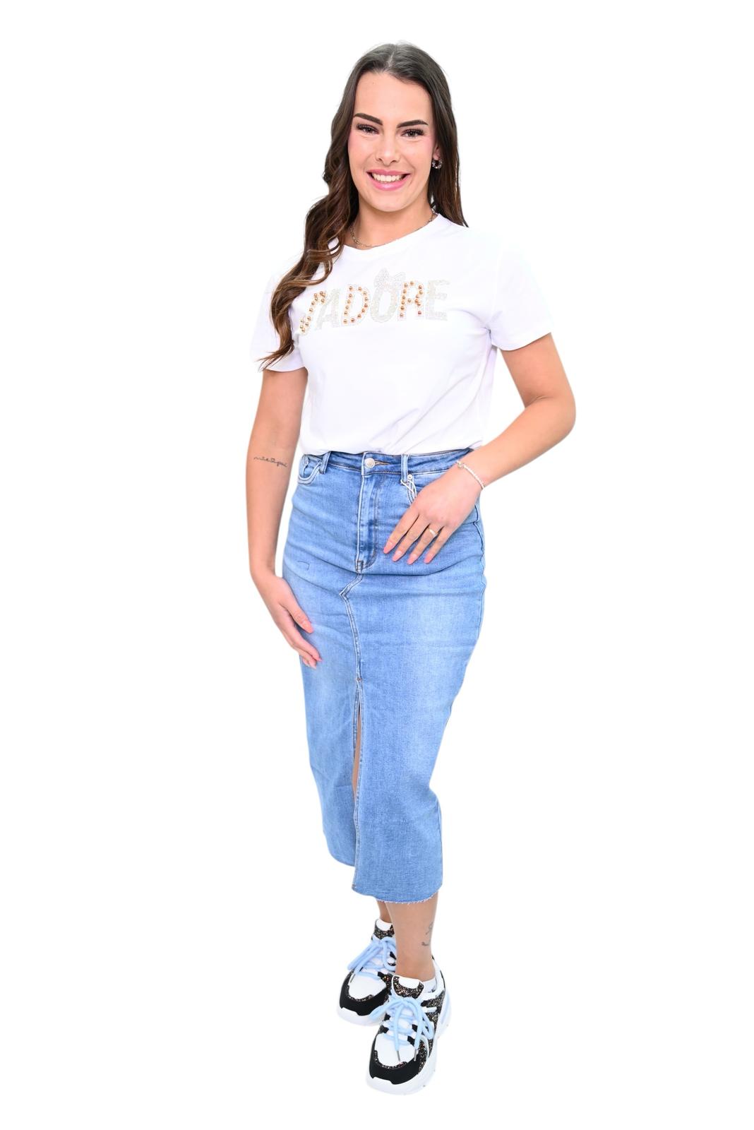 Jeans Rok Stretch 7993
