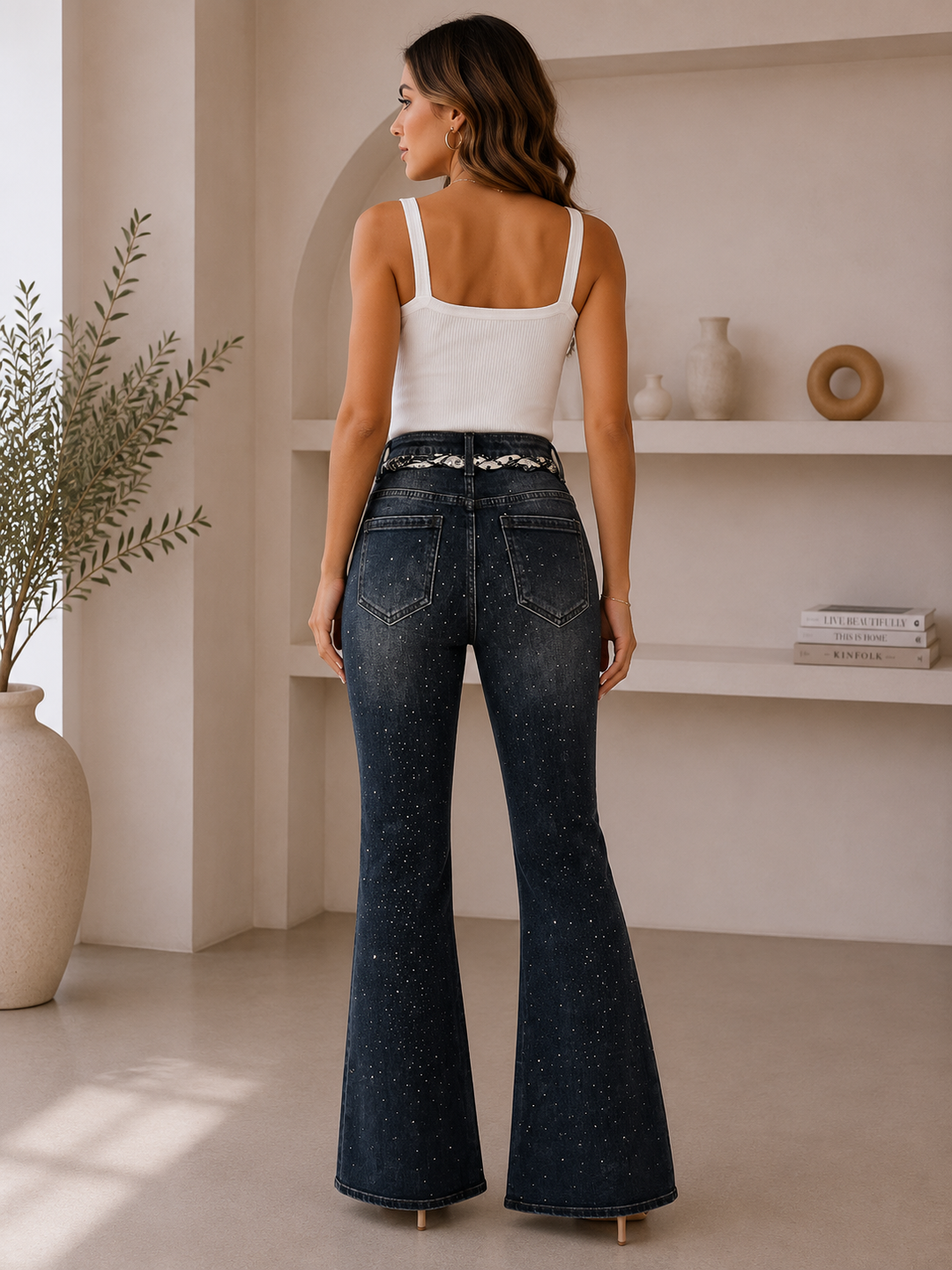 Starlight Flare Denim Jeans HelloMiss HM8687