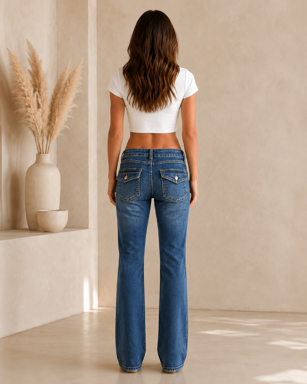 Elara Low Waist Straightleg Jean 1987