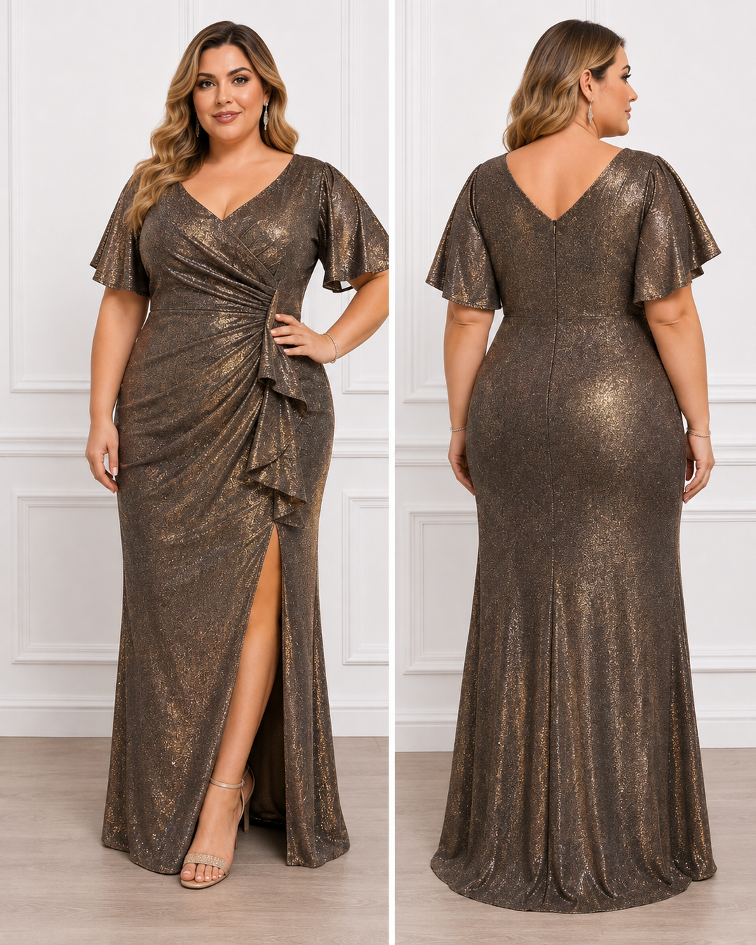 Aurora Royale Glitter Gown Queensize R1837