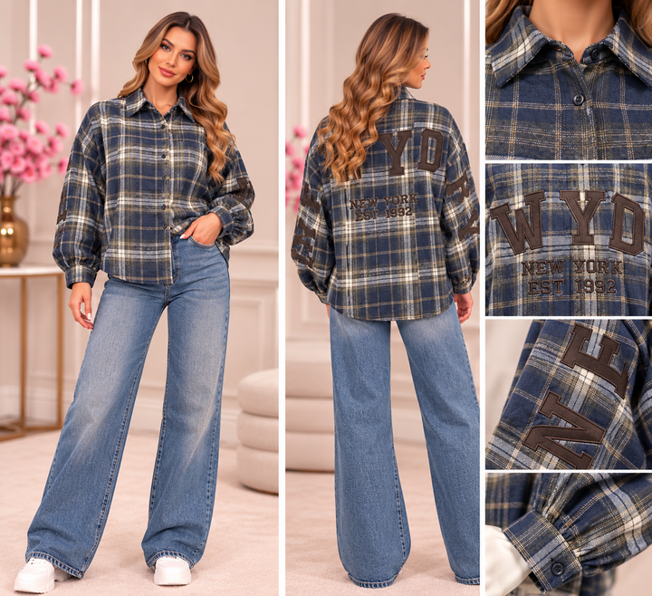 Urban New York Plaid Shirt R7501