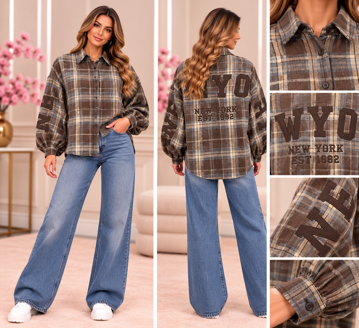 Urban New York Plaid Shirt R7501