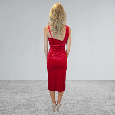 Galajurk velvet oneshoulder 30323