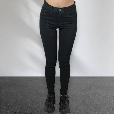 Skinny jeans Hello Miss zwart H625-1