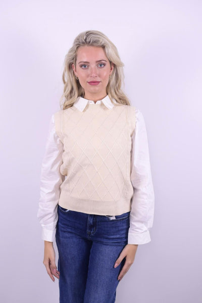 MS59347AB Blouse met spencer