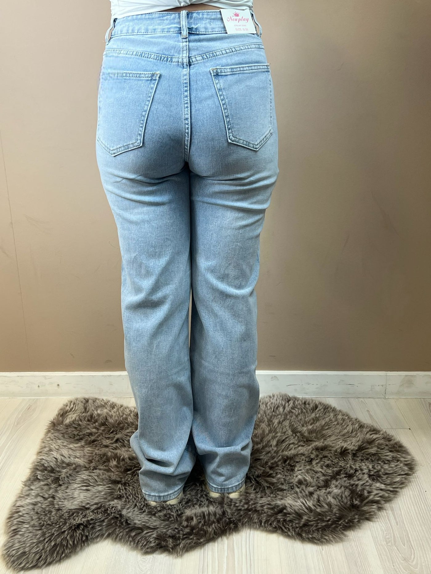 Dames diamond swirl jeans Newplay F6899