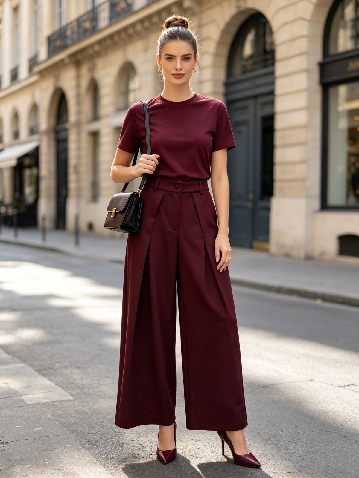 Elegance Wide Leg Pantalon L62133